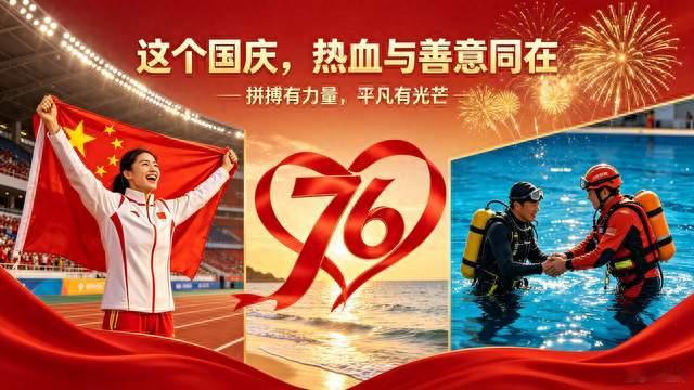 国庆双份感动！运动员赛场献礼祖国，演员章涛海外潜水救人