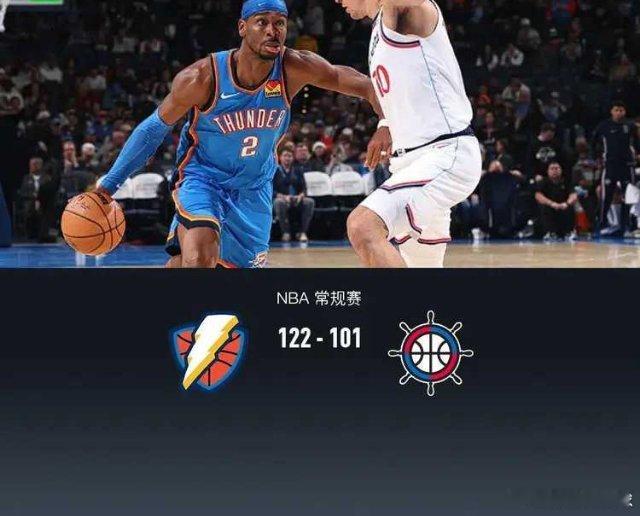 12月19日NBA常规赛雷霆对阵快船。开场快船一度领先11分，随后雷霆调整逐渐反
