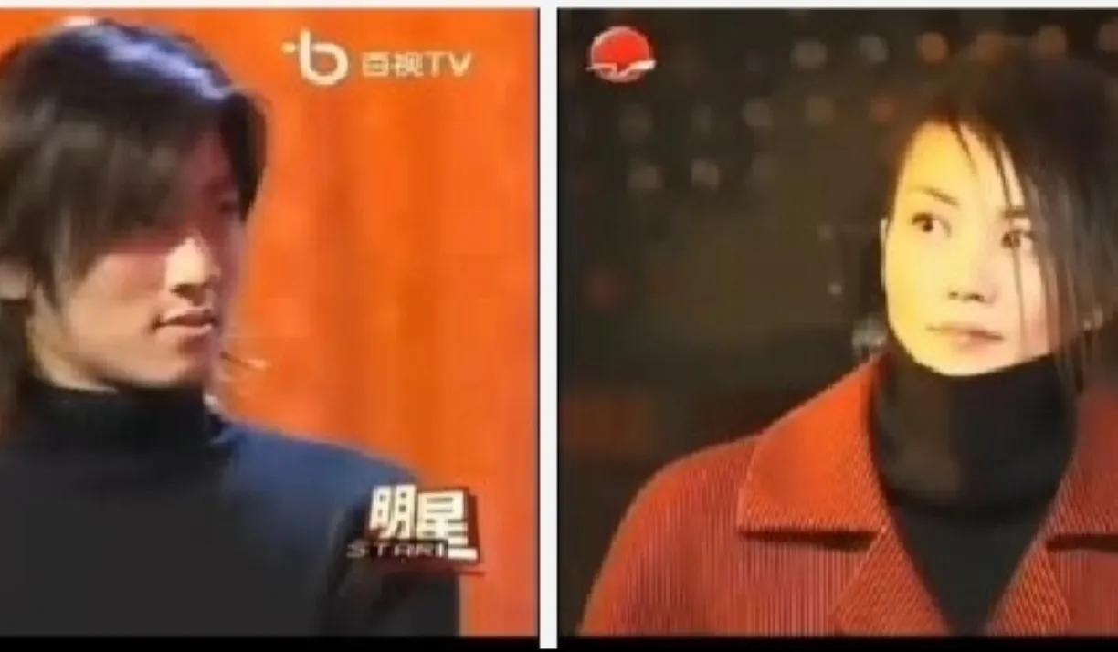 年少时的谢霆锋看王菲的眼神，很羞涩，满眼都是爱，他从情窦初开的时候，就对王菲一见