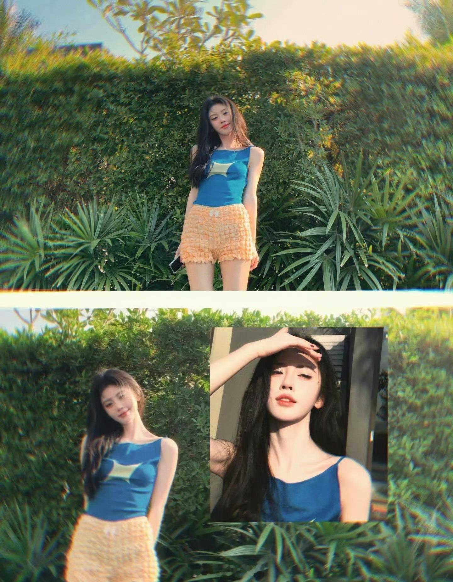 鞠婧祎ins更新明媚少女鞠婧祎，太治愈啦。