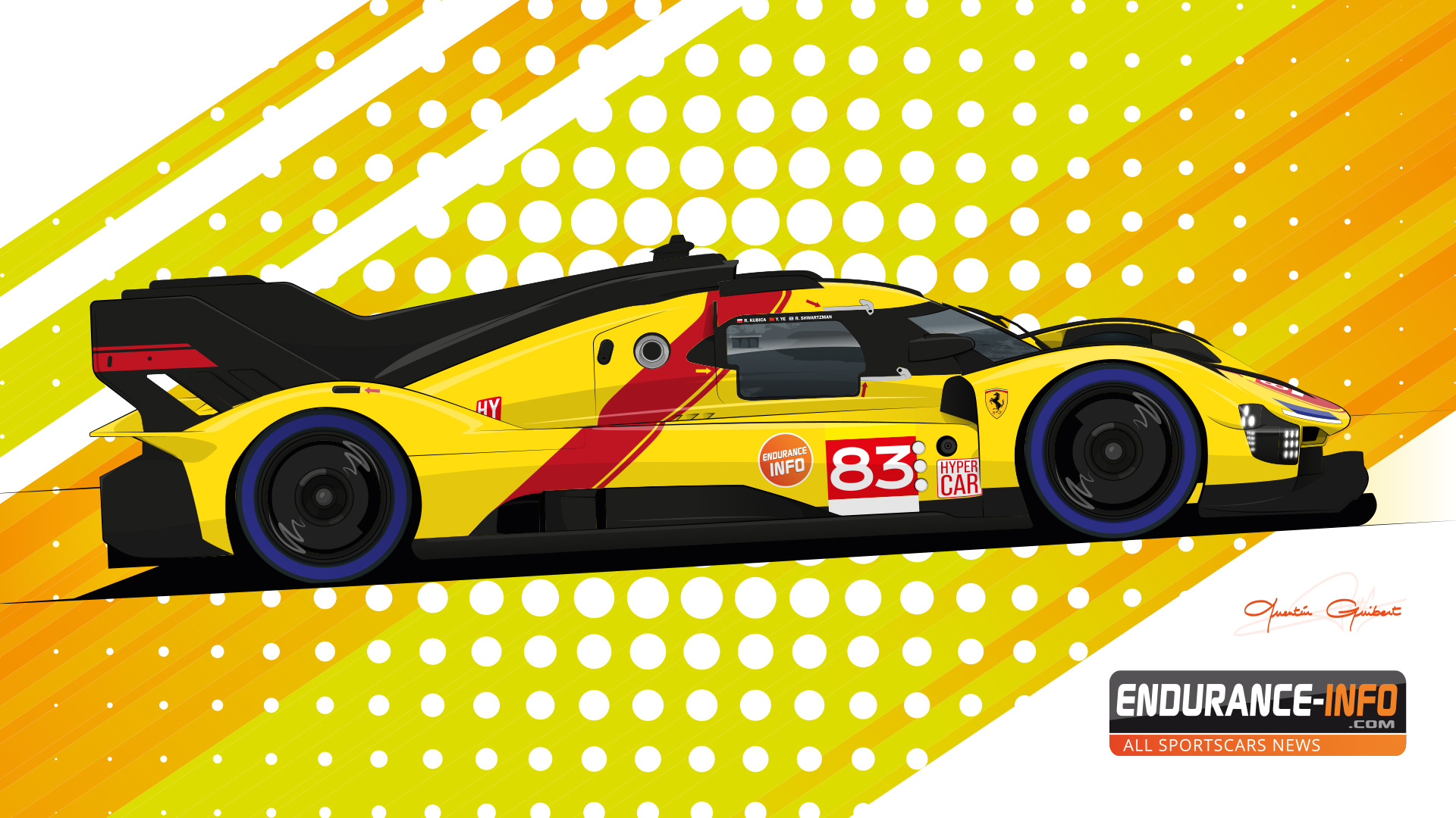叶一飞座驾83号499P的假想涂装#WEC# ​​​