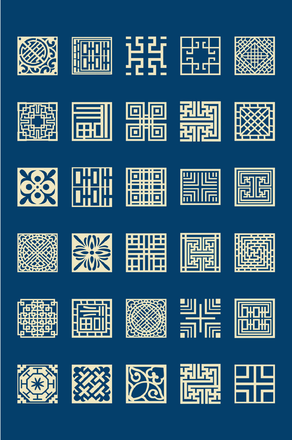 中国风古典图案 