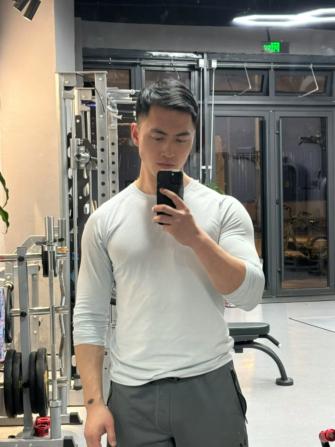 冬天健身房穿搭