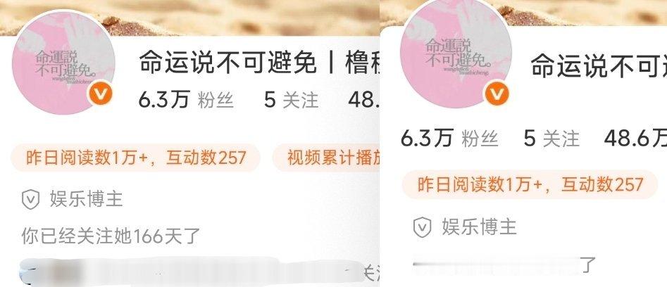我甚至两个🎺都关注了 