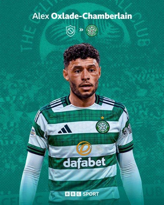 【张伯伦加盟凯尔特人】天空体育、BBC消息：现年32岁的前阿森纳和利物浦中场张伯