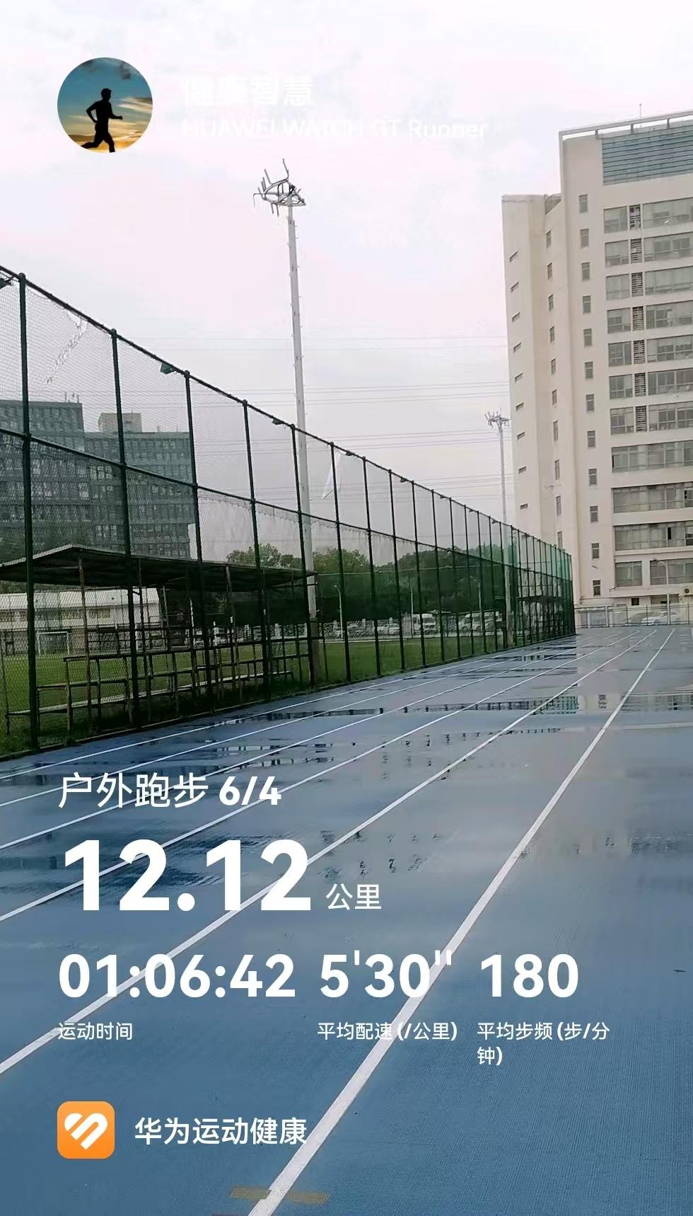 跑跑写写——雨中跑步，一个人的田径场
雨中跑步
今天是我的跑步日。昨夜到凌晨，大