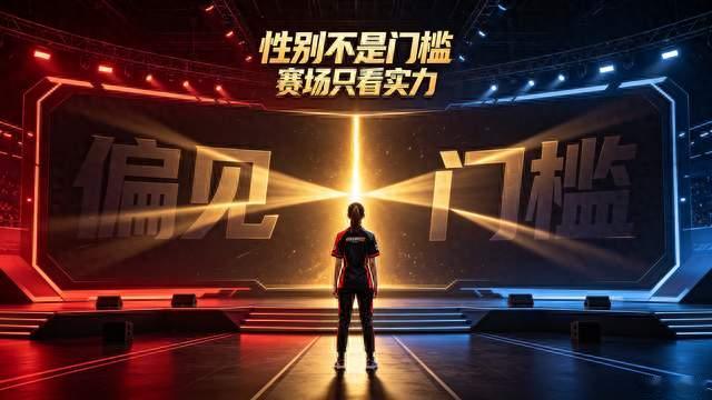 中国首位金牌电竞女选手桃晚安，打破赛场性别偏见