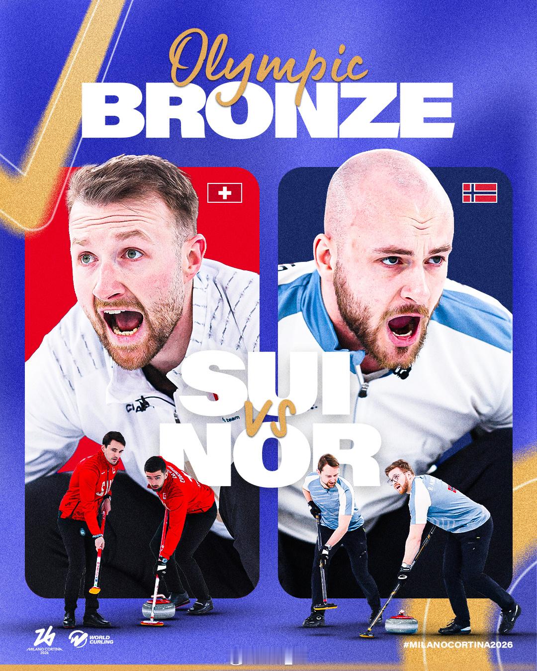 2026年米兰科尔蒂纳冬奥会 🥌男子半决赛英国8-5瑞士加拿大5-4挪威施瓦勒