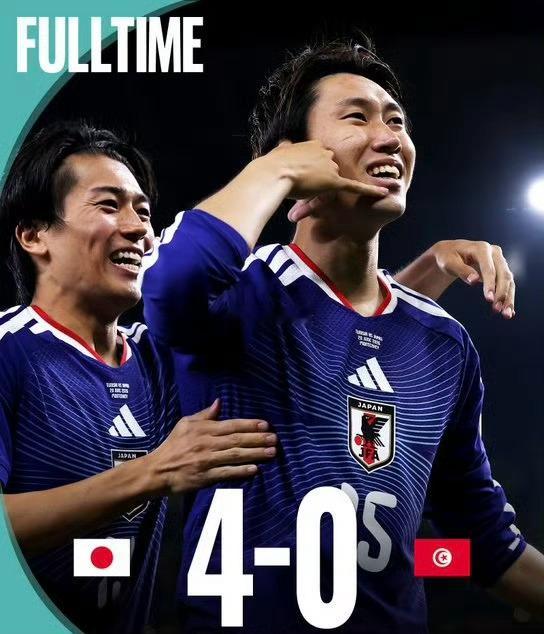 日本个人技术和整体配合都非常强，节奏控制非常好，球在脚下倒来倒去，传切非常有章法