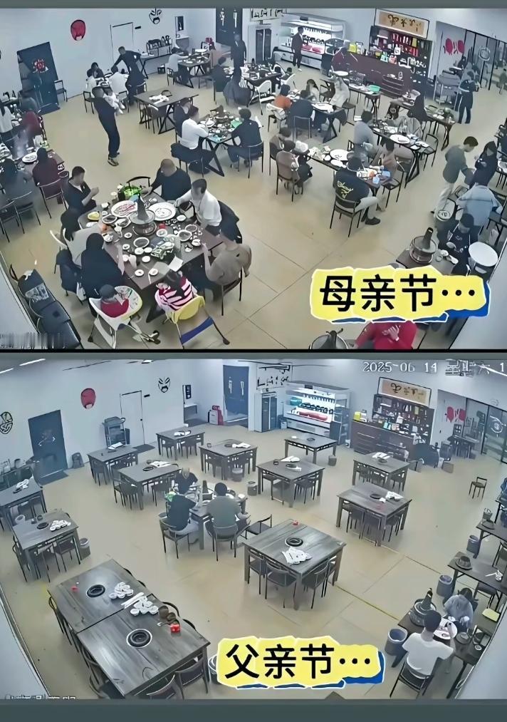 这张图片充分说明父爱是无声无息的！