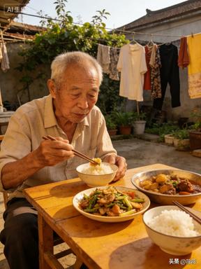一句超级通透的话：
“人到晚年，大小便能自理，能把饭吃到嘴里，别人拄拐，你能散步