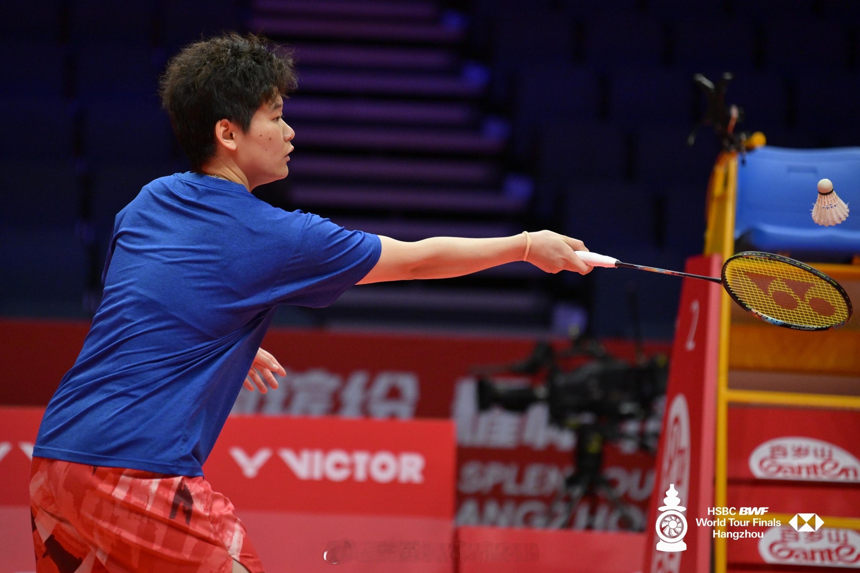 国羽有条不紊地进行着赛前训练！2025年世界羽联年终总决赛