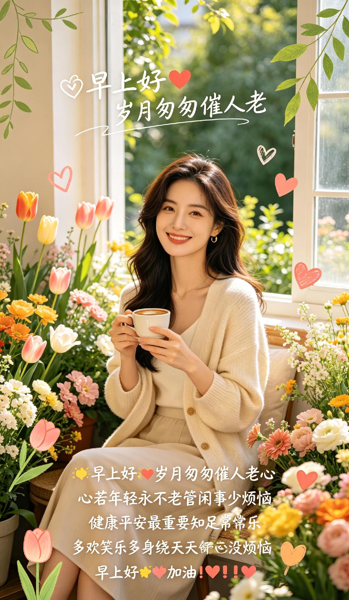 🌷早上好🌷
岁月匆匆催人老
心若年轻永不老
少管闲事少烦恼
健康平安最重要