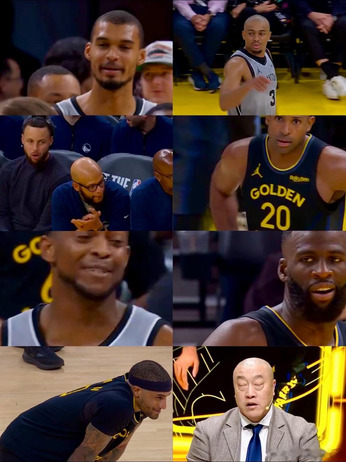 马刺vs勇士 马刺126-113击败勇士，拿下六连胜！文班亚马26分9篮板，福克