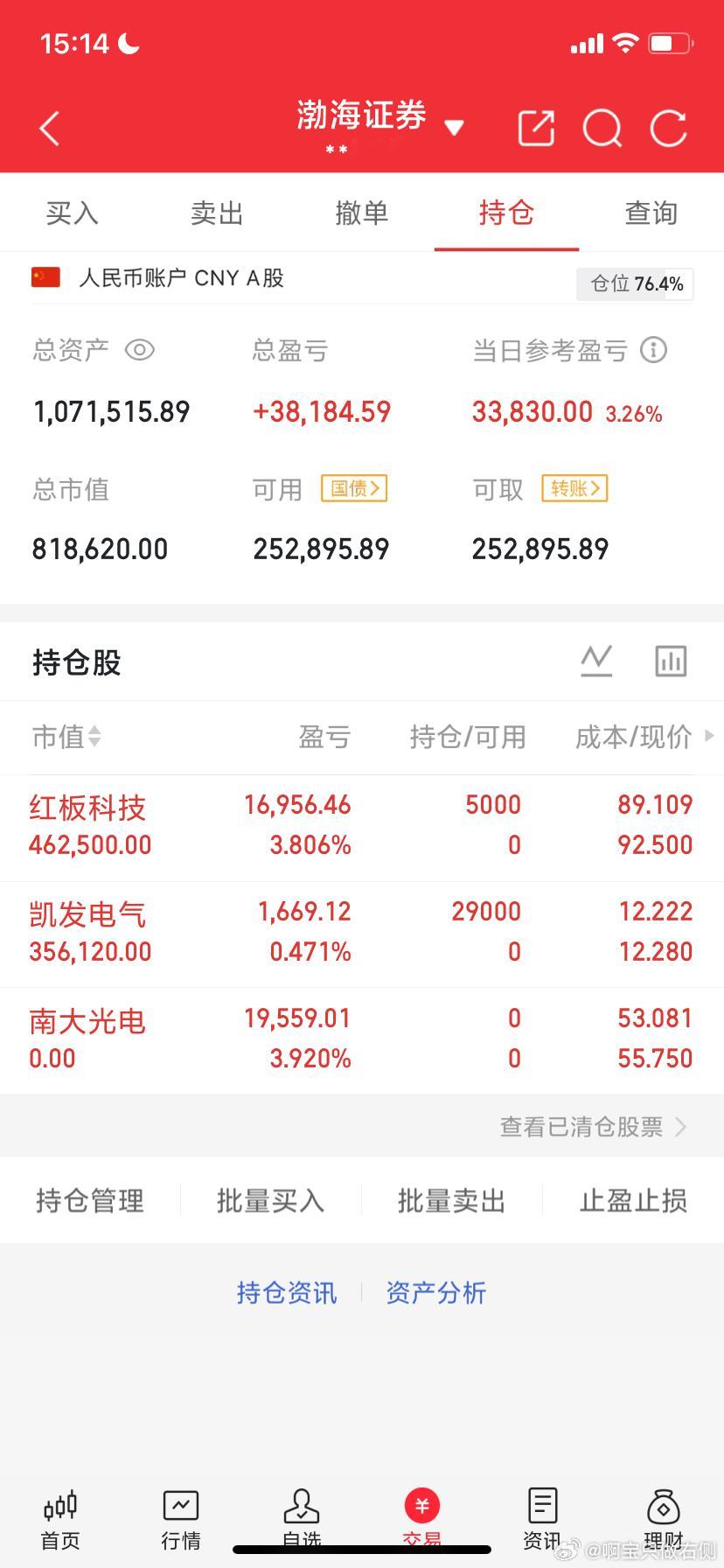 7月27日收评:大盘冲高回落，明天会继续向下吗？     截至13:30，两市多