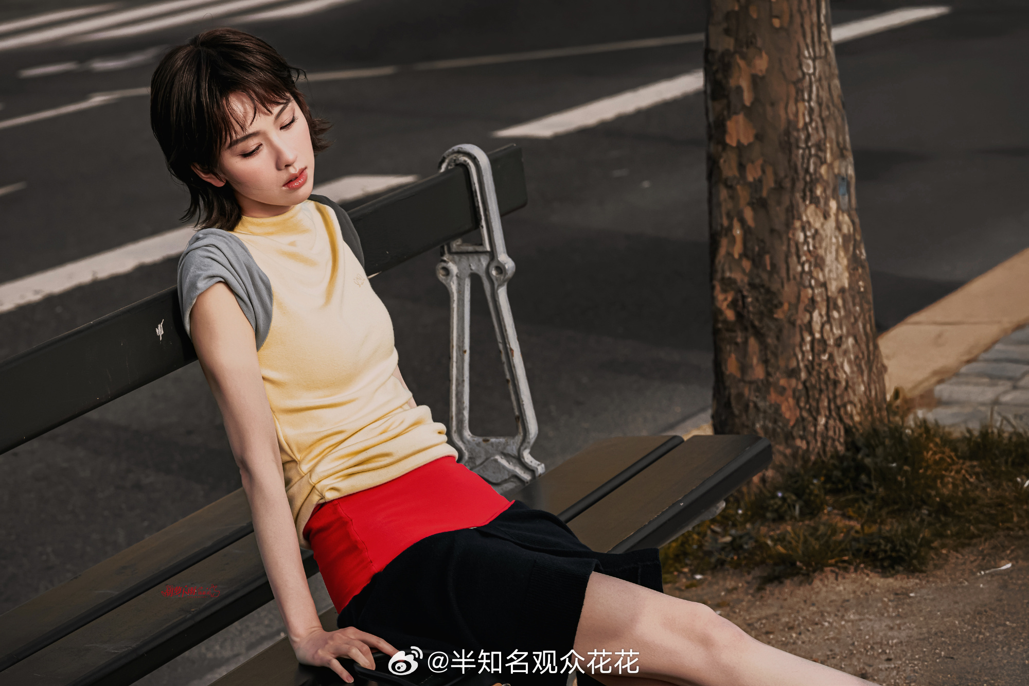 好灵动的短发造型陈都灵剪短发了陈都灵时装周造型