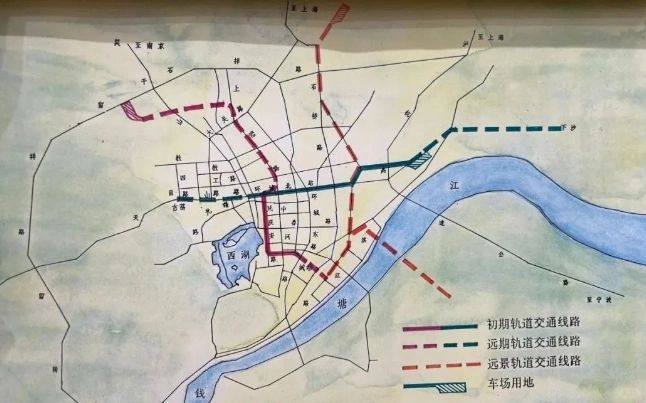 历史上的今天！1995年的杭州地铁规划图