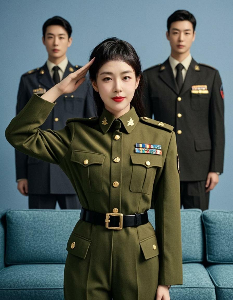 AI军装英姿