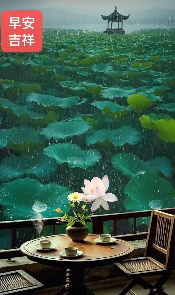 丙午六月高考日风雨有感

顺流逆流循天命，
几许风雨平常心。
光辉岁月延赓续，