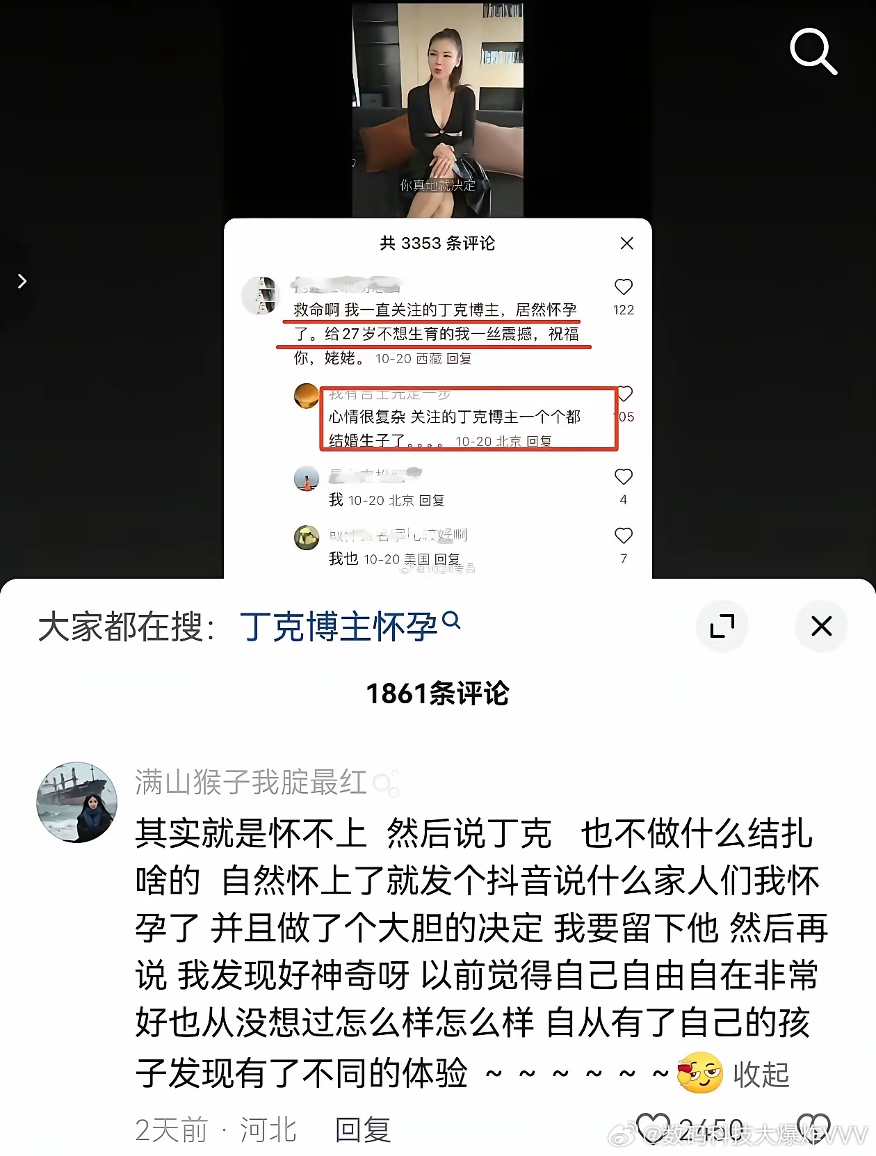 越来越多丁克女博主们怀孕，然后转型成了母婴博主…… 