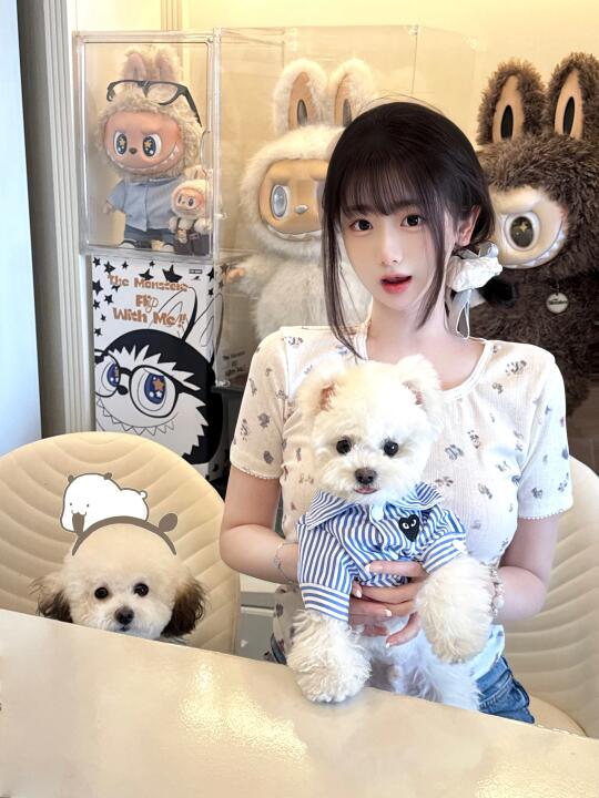 可爱的labubu