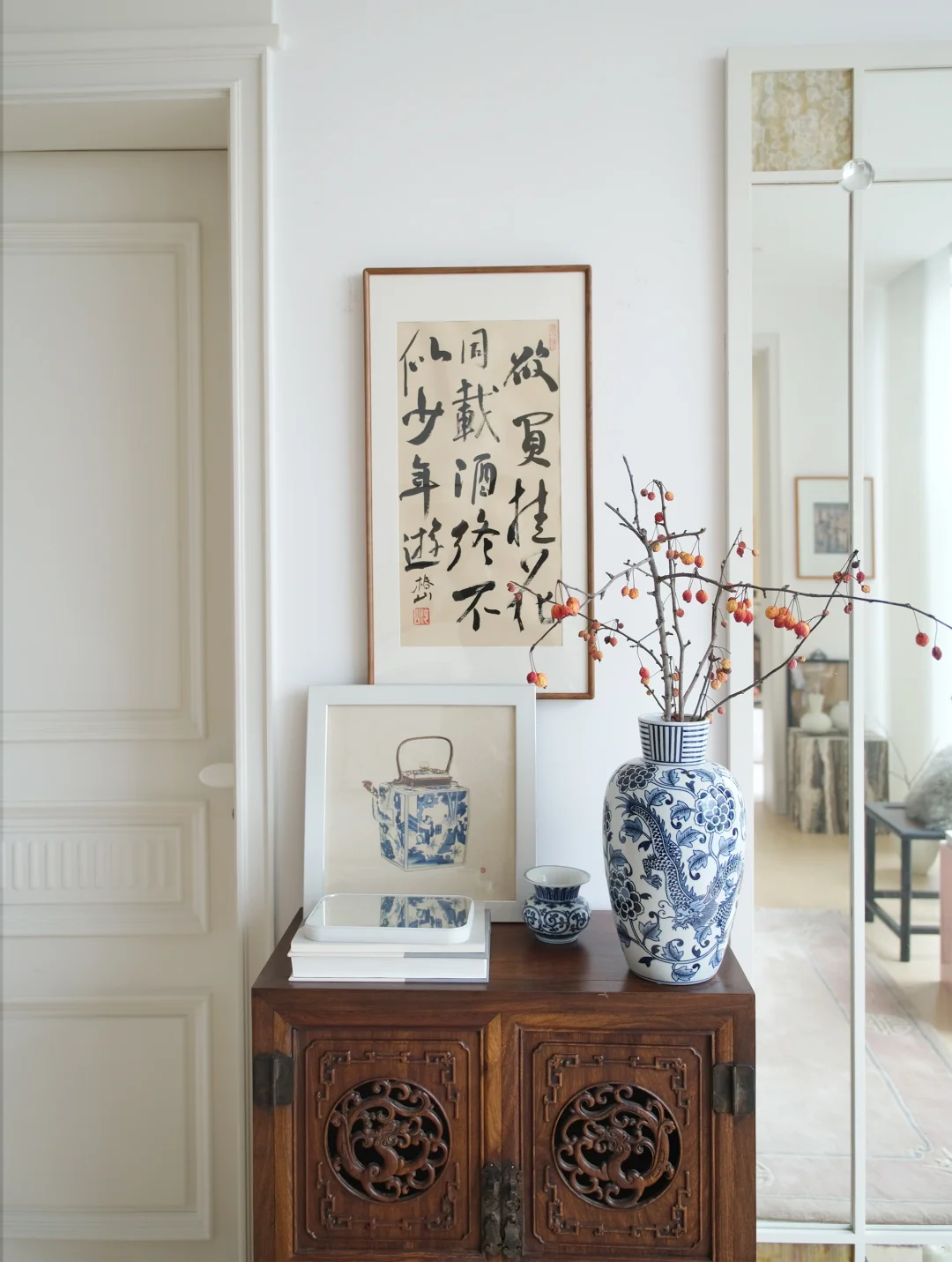 💙花开龙腾，中式美学给的情绪价值。