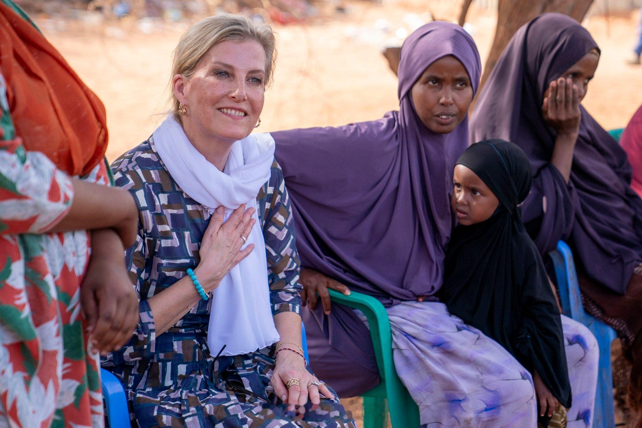 英国王室  【整理】2026年2月23日，爱丁堡公爵夫人苏菲在索马里访问一个村庄