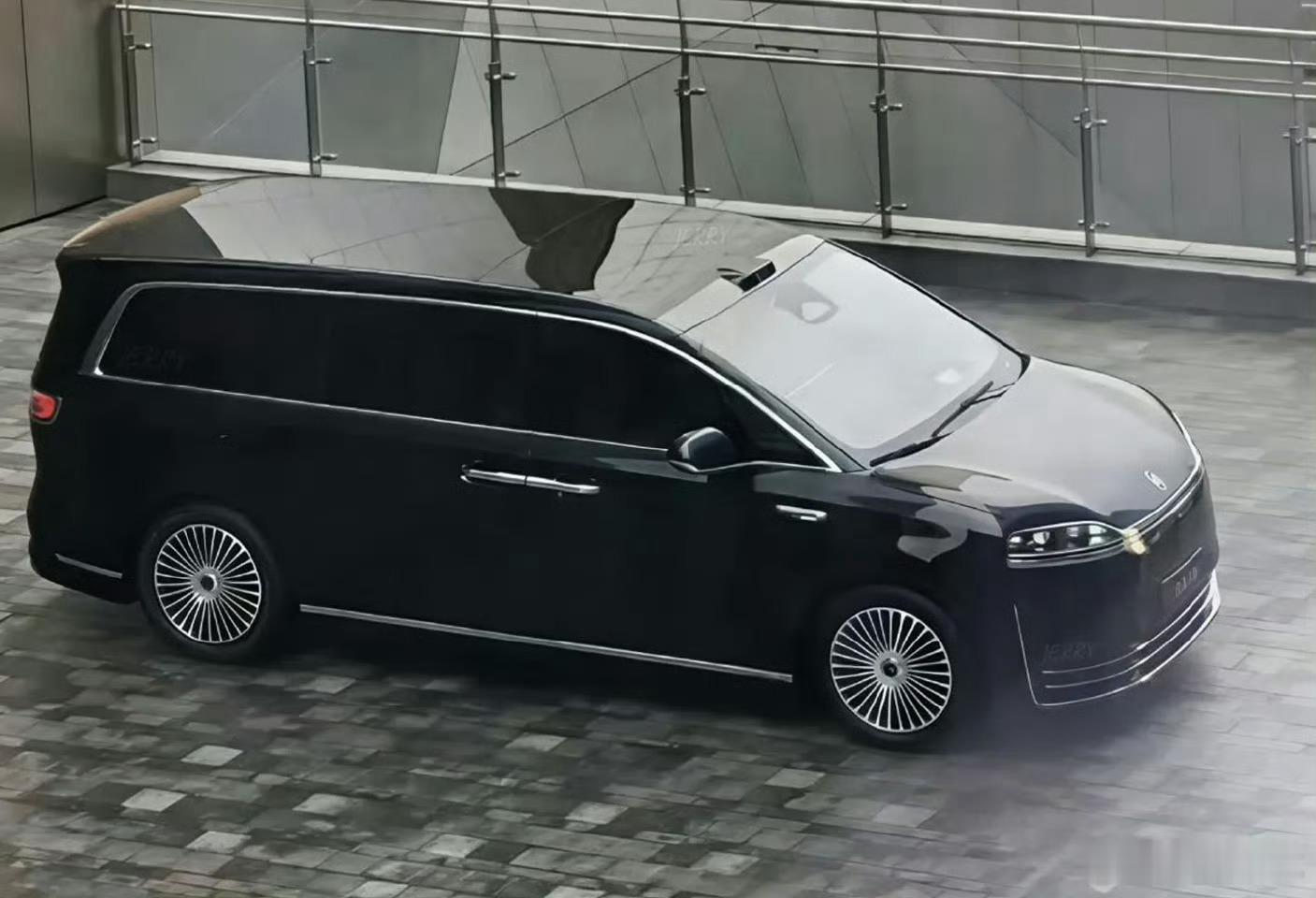 鸿蒙系的MPV实车好大！蘑菇聊车