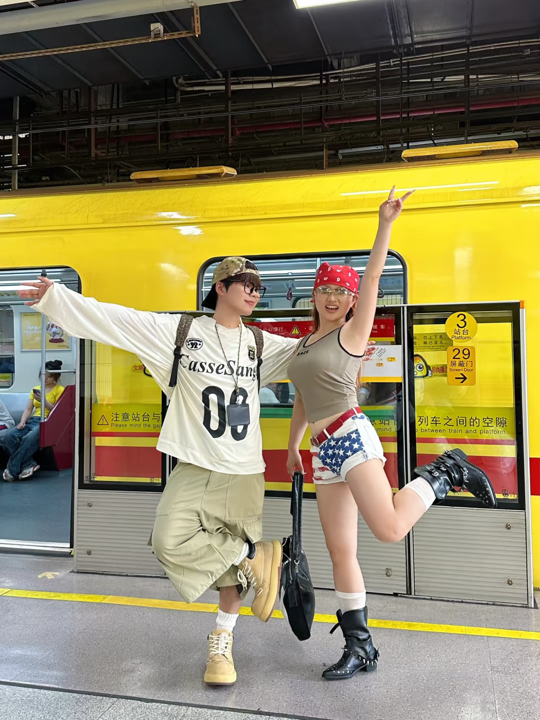 复古地铁🚇随时随地fitcheck一下