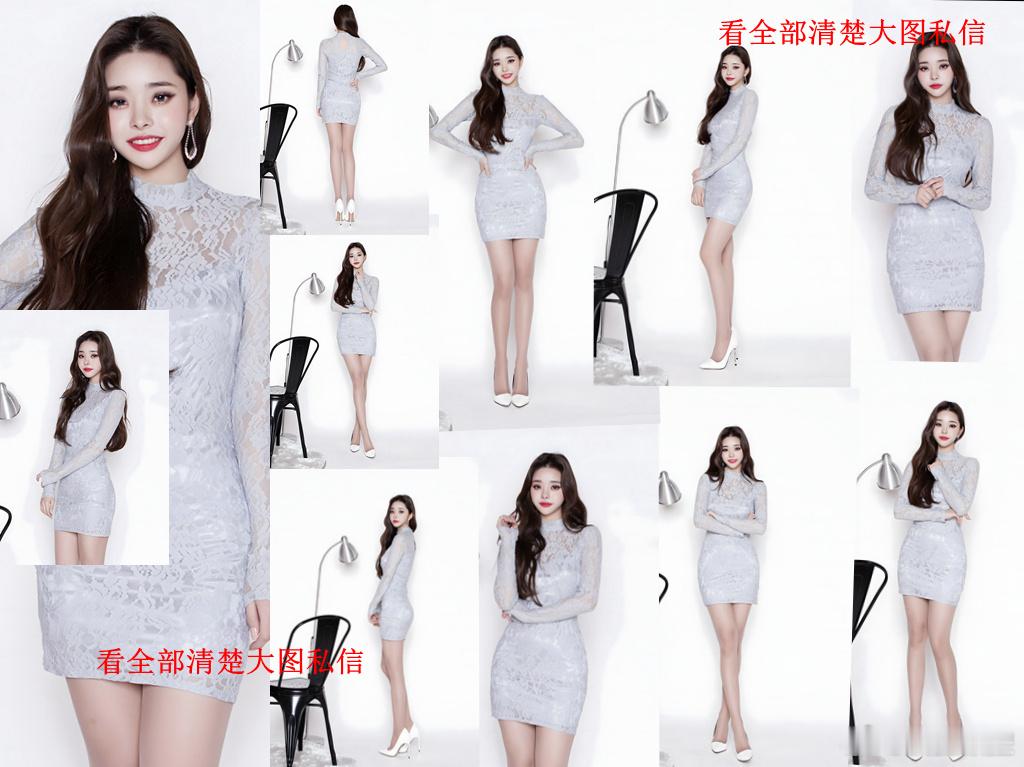 蕾丝裙和超薄灰色丝袜.. 