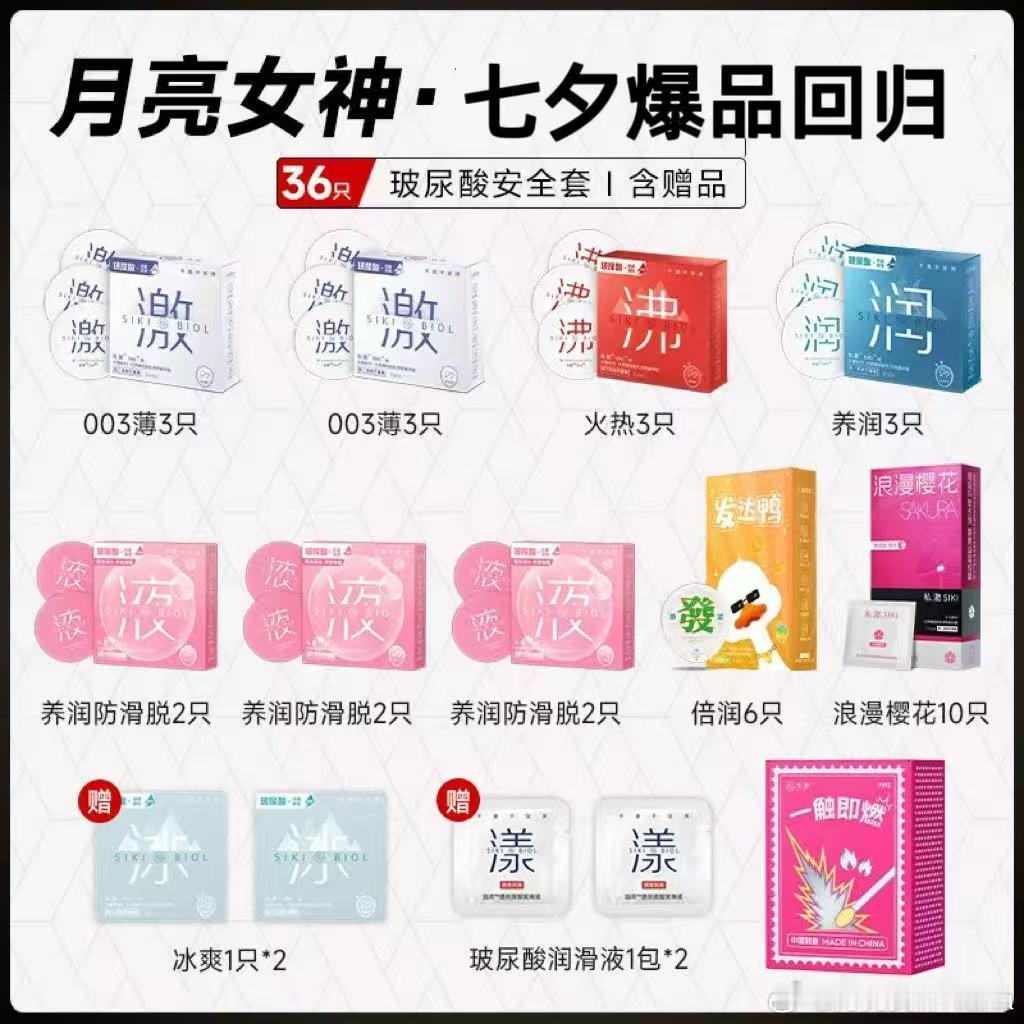 没有抢到私激520超值避孕套组的闺蜜，这次大家赶紧的，这100套卖完，就下架了！