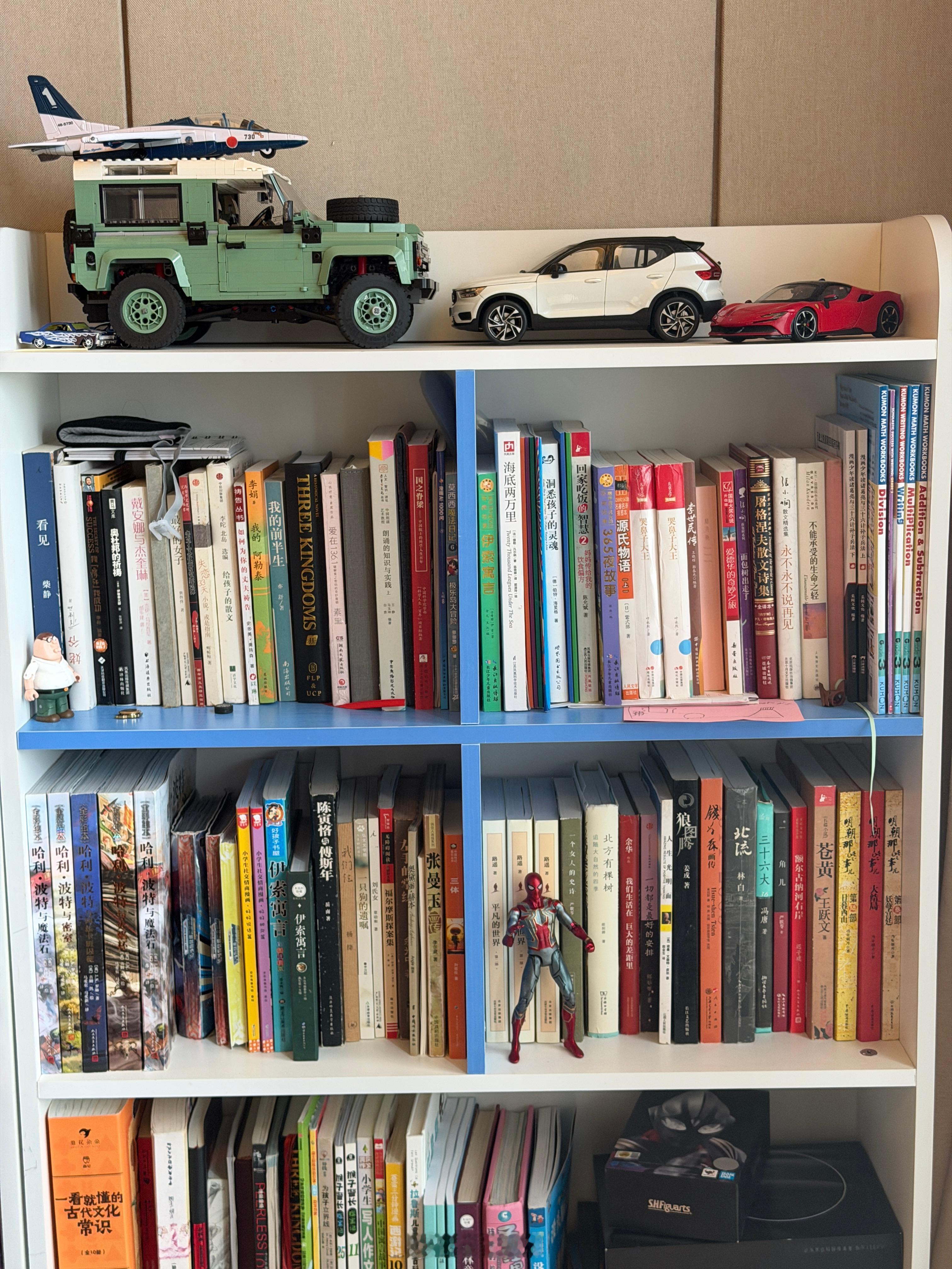 收纳高手教👦整理书柜。带男孩真的得让他自己动手。有儿子吗，用他！爱的观察员周末