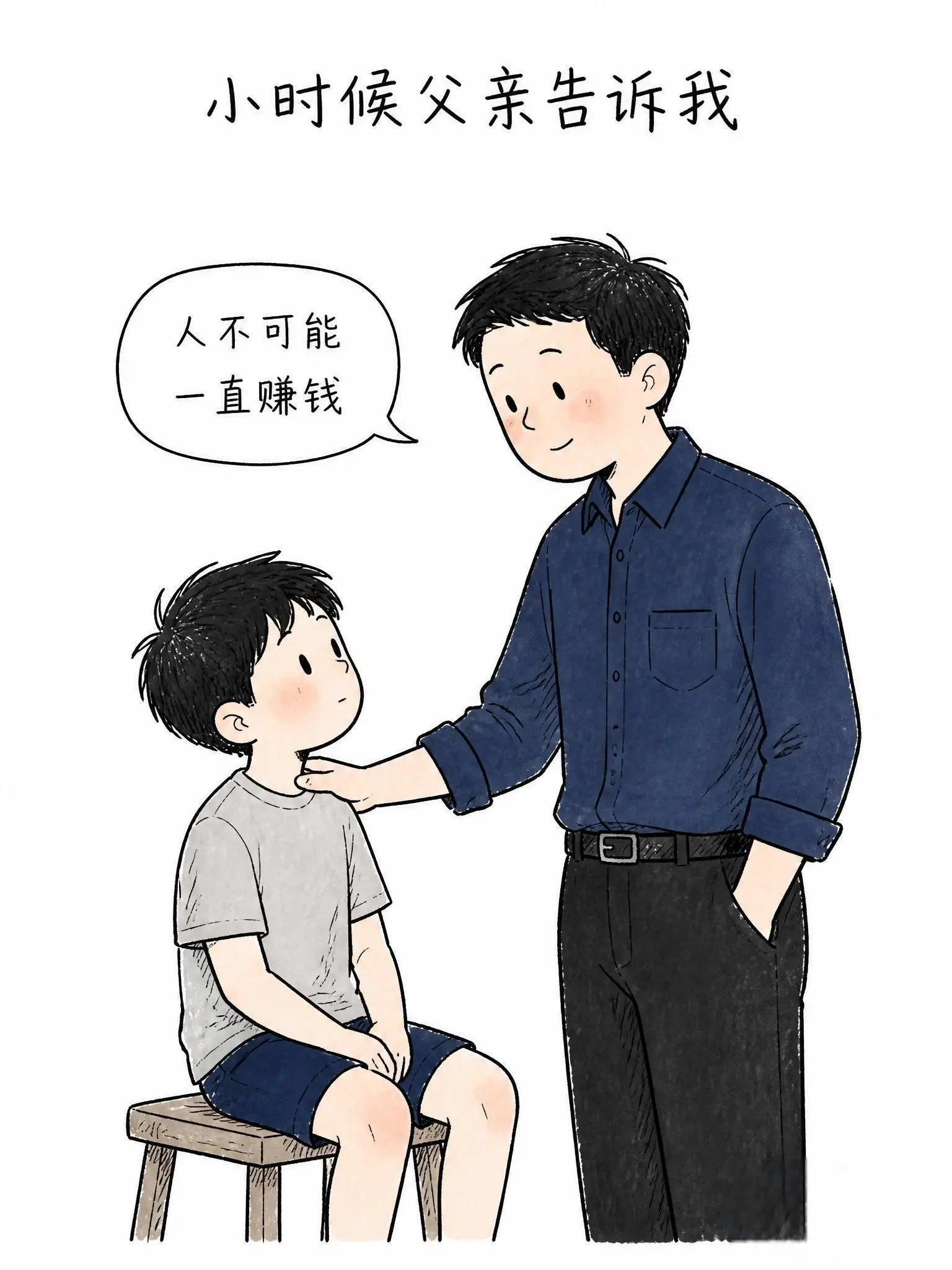 你觉得父亲说的对吗？