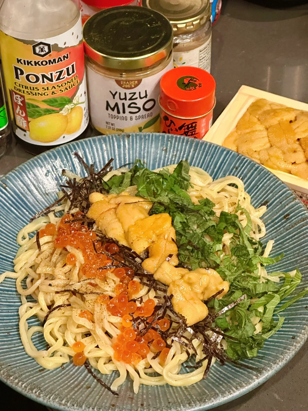 复刻纽约NR海胆鱼籽拉面🍜附超绝拌面配方❗️