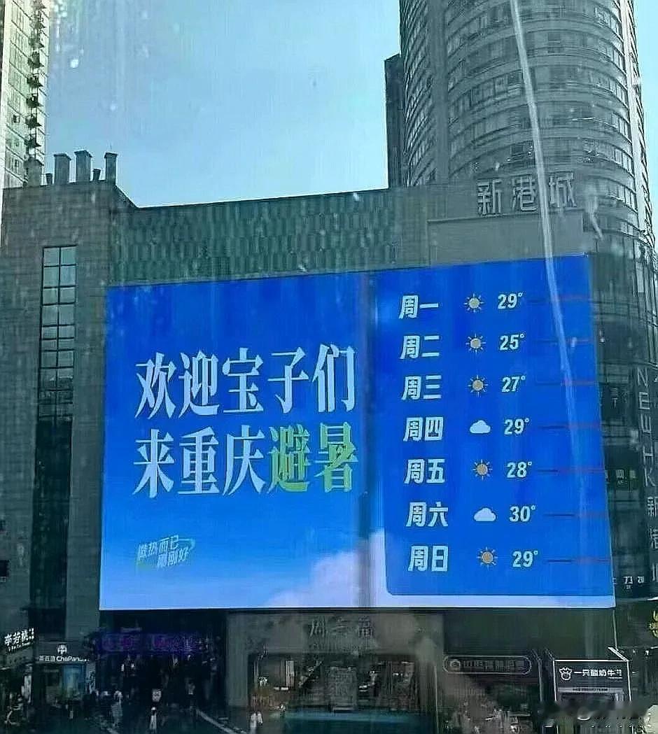 哈哈，看仔细了。重庆这个温度是不是和重庆辣度一样？什么叫微热，什么叫微辣，知道吗