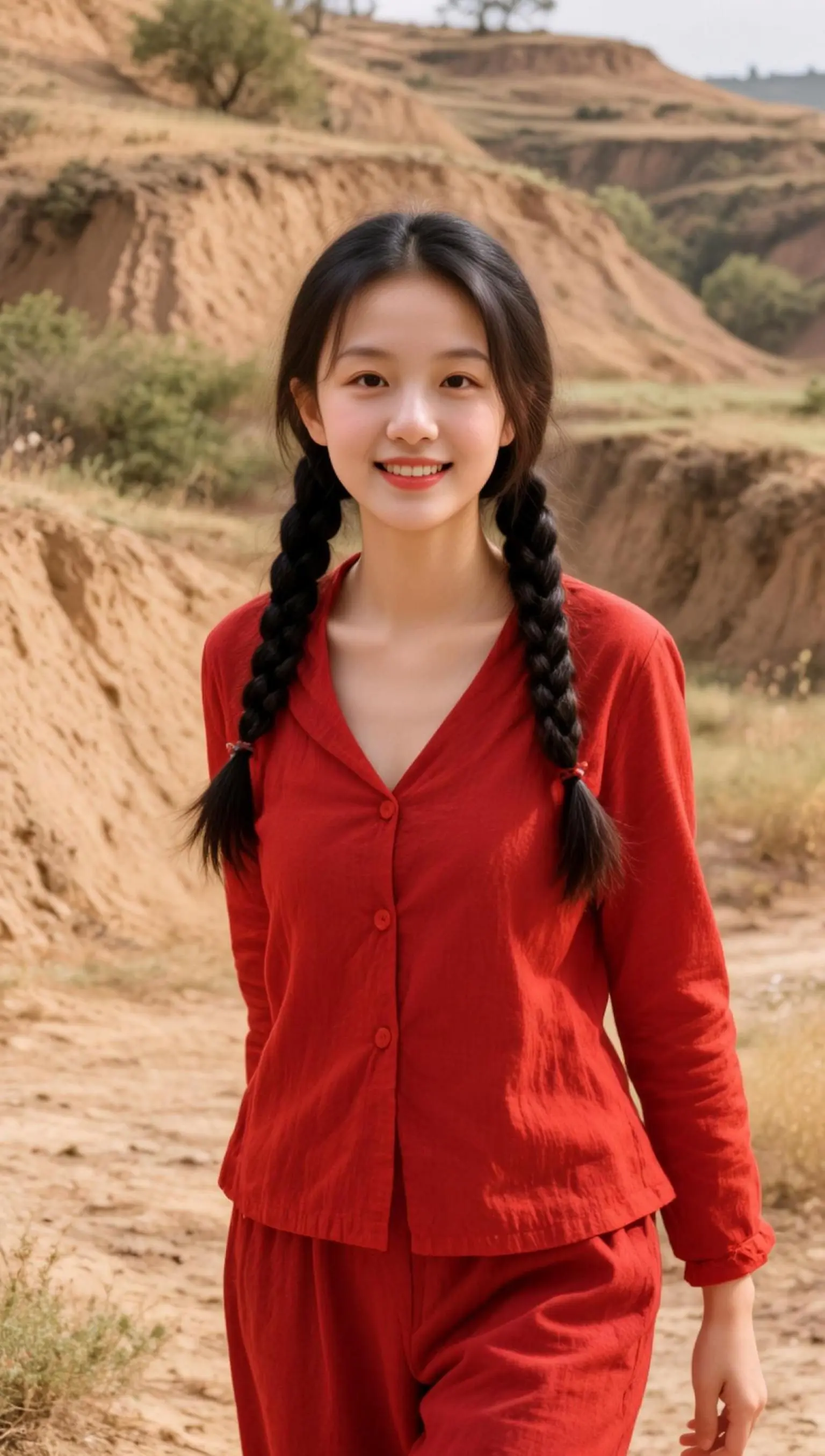 AI红装旷野照 随变ai随便玩