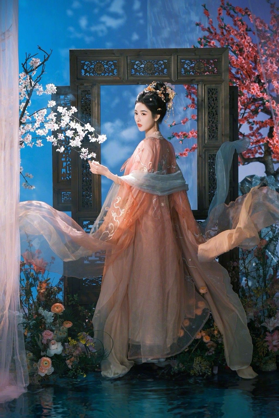 王玉雯新年古风仙子 让王玉雯穿古装的人出来挨夸！！王玉雯北京卫视春晚古装造型一发