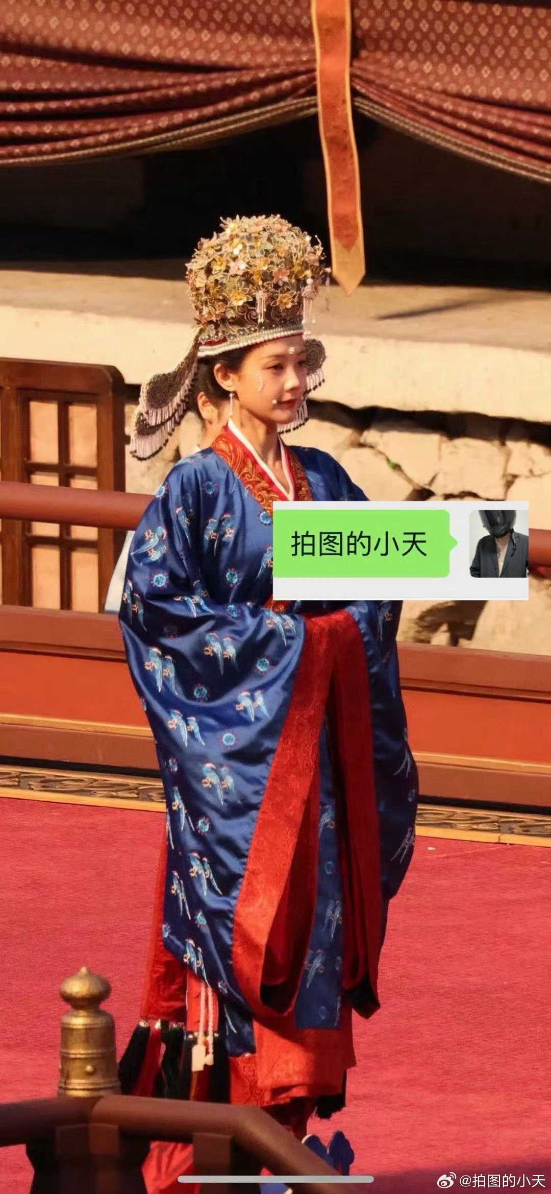 冠还可以，珍珠妆也可以，就是衣服面料太差了，还有裁缝太差了，走线都拉扯着，什么鬼