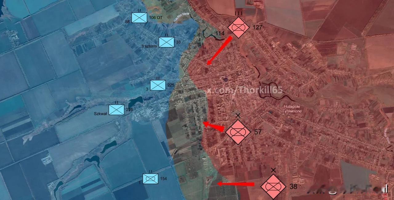 快讯！南顿四要塞只剩库班一城了，胡里艾伯勒基本结束。
俄军已经完全解放胡里艾伯勒