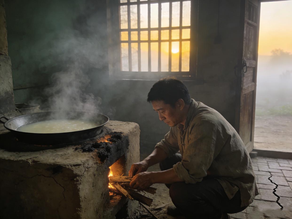 解放前，一伙夫趁夜救出革命家属，次日回到据点内继续煮粥未暴露。
 
这个伙夫名叫