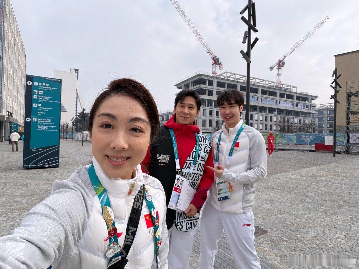 三位花滑三朝奥运元老中国花滑的瑰宝们你们辛苦了全民聊冬奥