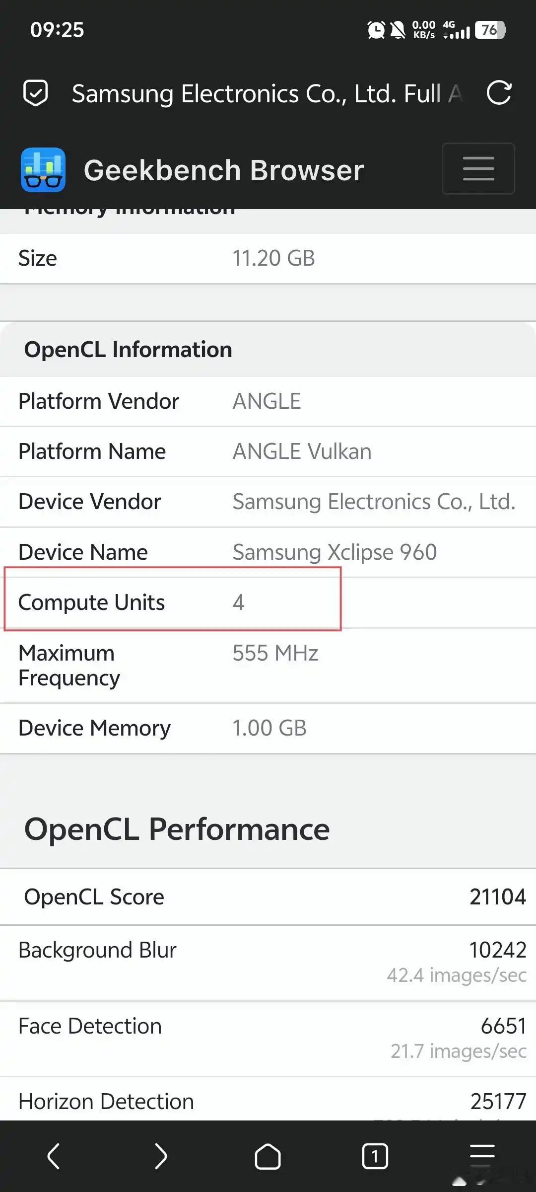 网友分享网图。Exynos 2600 GPU跑分出炉，采用三星自研GPU，看测试