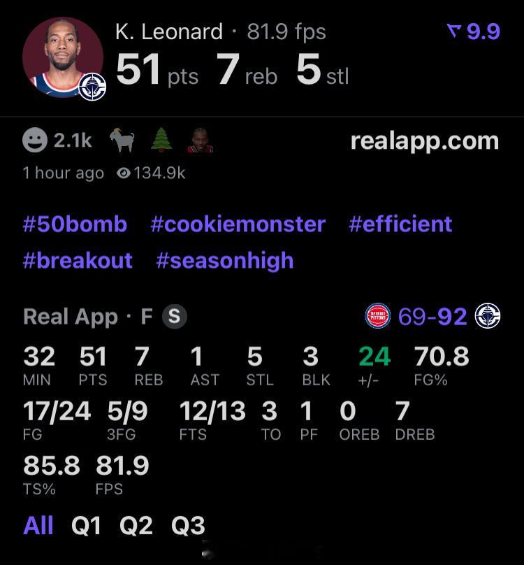 我卡牛逼😭活塞vs快船