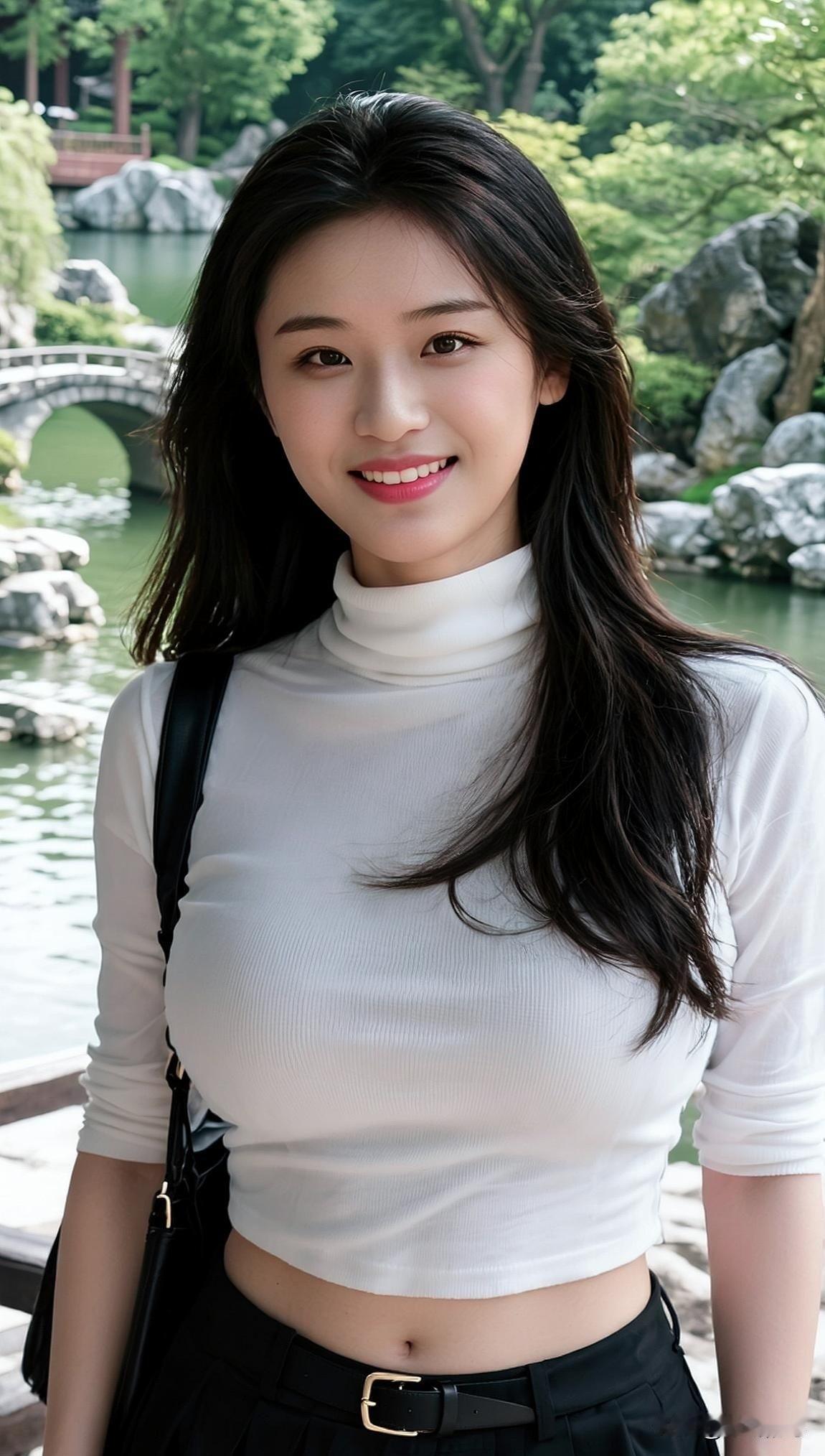 笑里藏春，风骨自带韵味。
在自然的底色里，
不施粉黛，也惊艳了时光。

溪山倩影