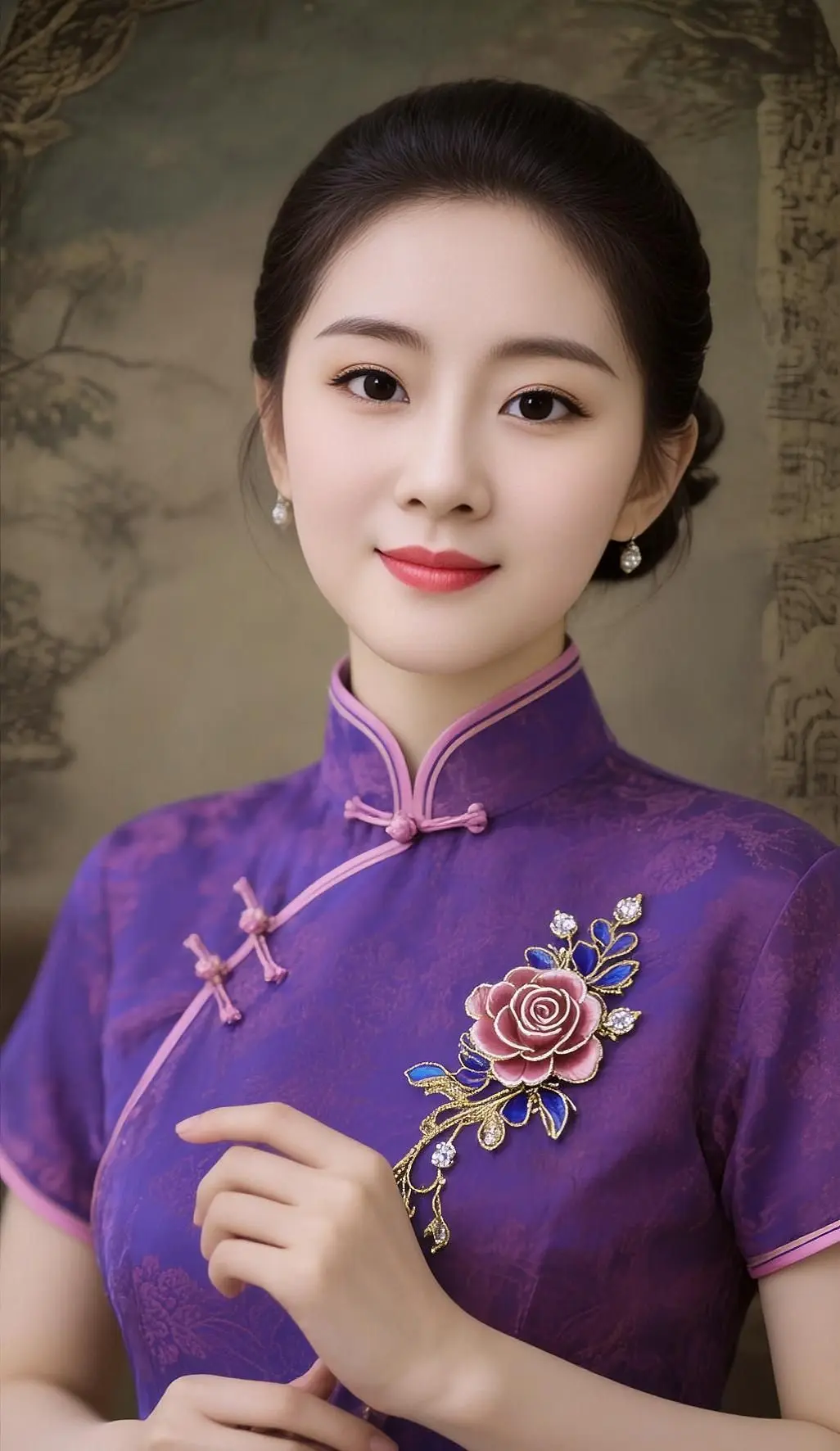 AI油画美人写真 ai创作