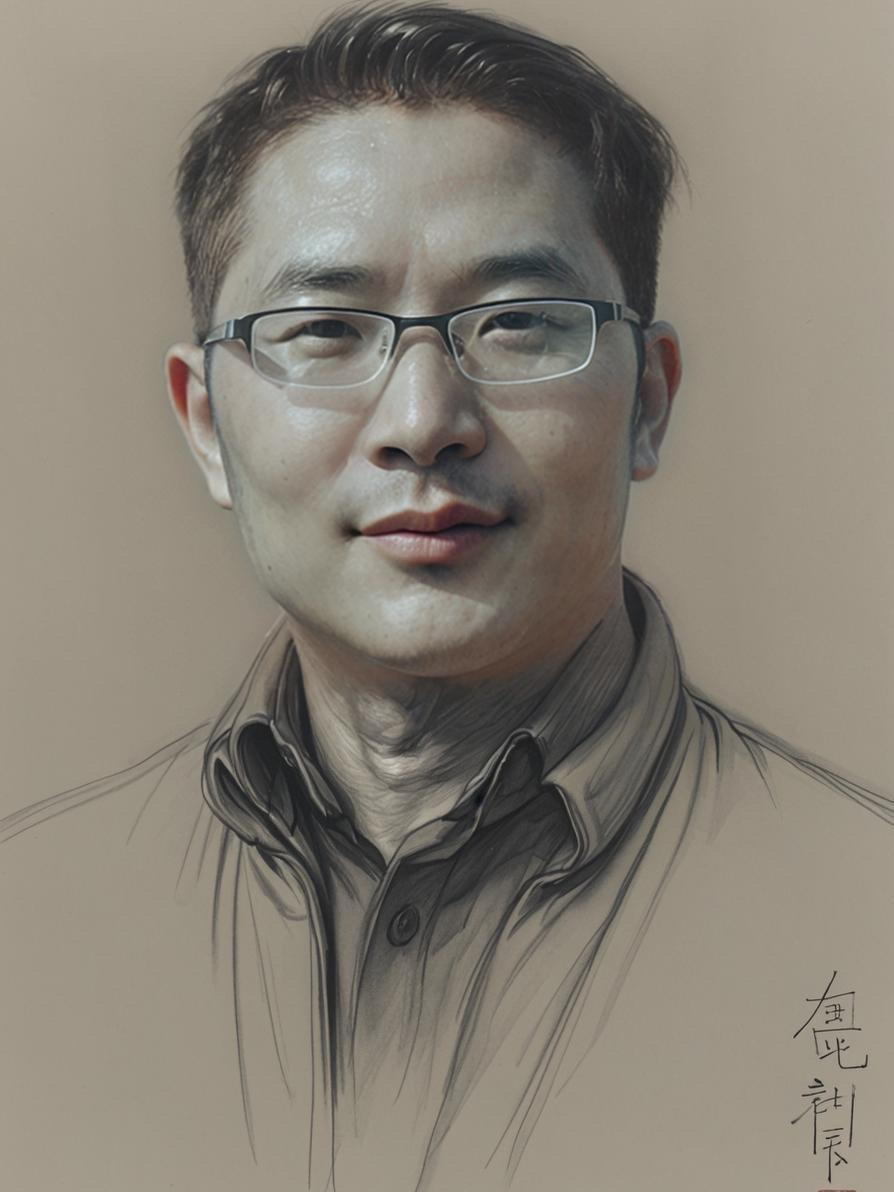 素影绘 一幅素描画定格我的青春