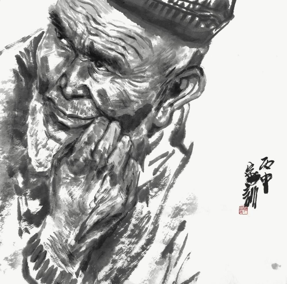 王家训帕米尔高原写生画家王家训 晒出你的原创作品 墨气淋漓，笔笔动人