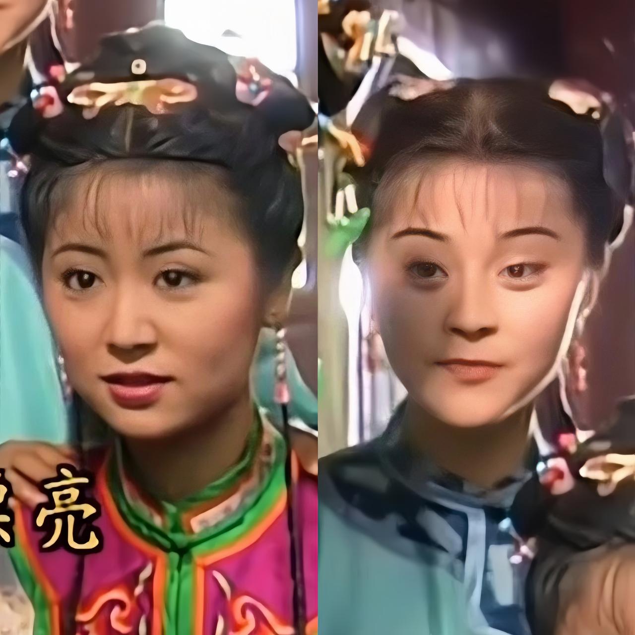 看到老版的紫薇和金锁的剧照合影，终于能明白为什么那么多人冒着医美的风险和疼痛去做