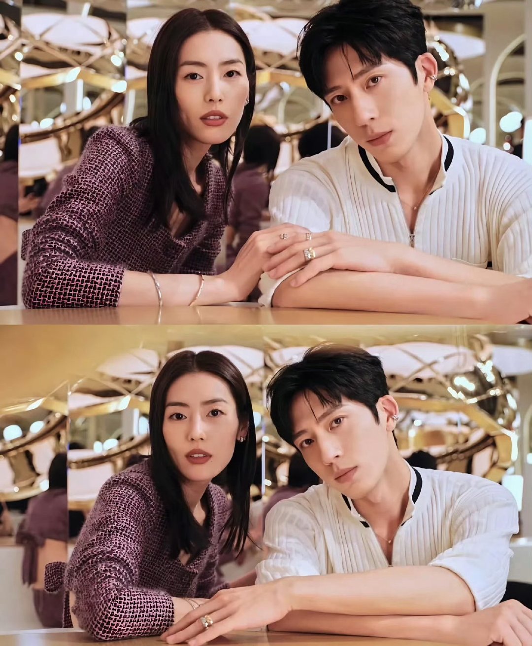 曝井柏然刘雯结婚了真般配！ ​​​