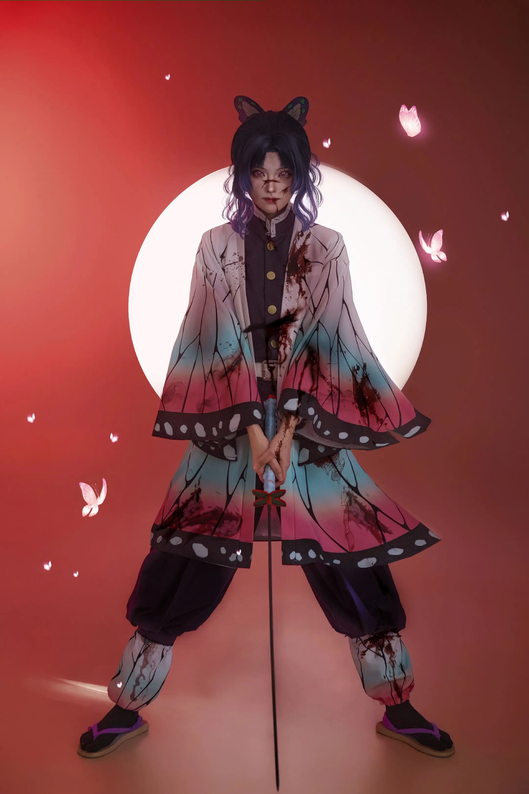 小忍，晚安。     摄影